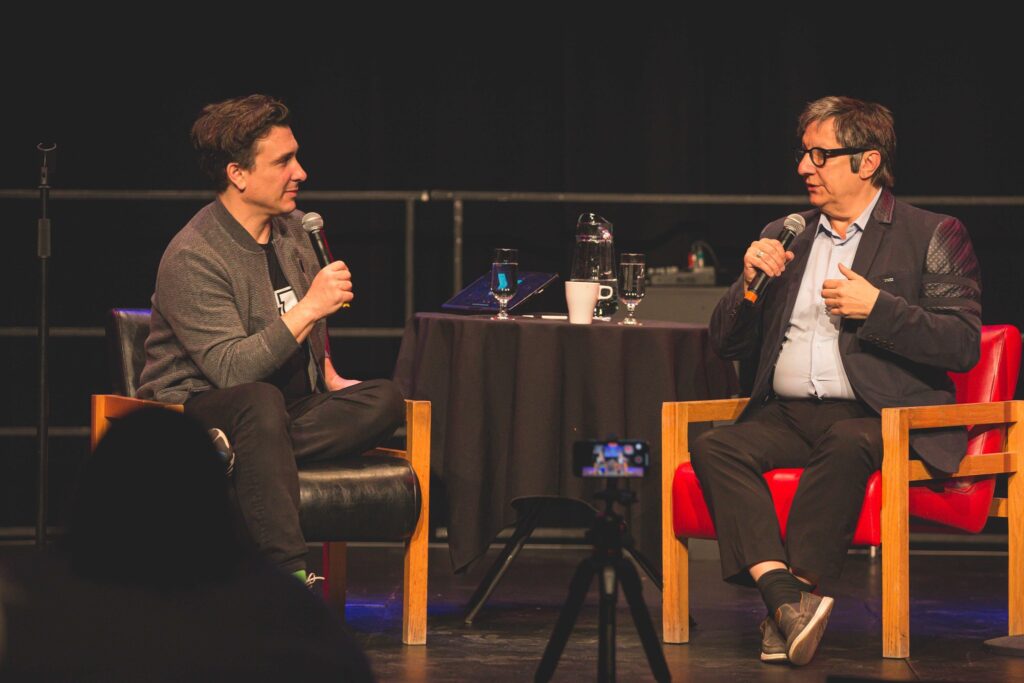 Frédéric Barbusci et Robert Lepage